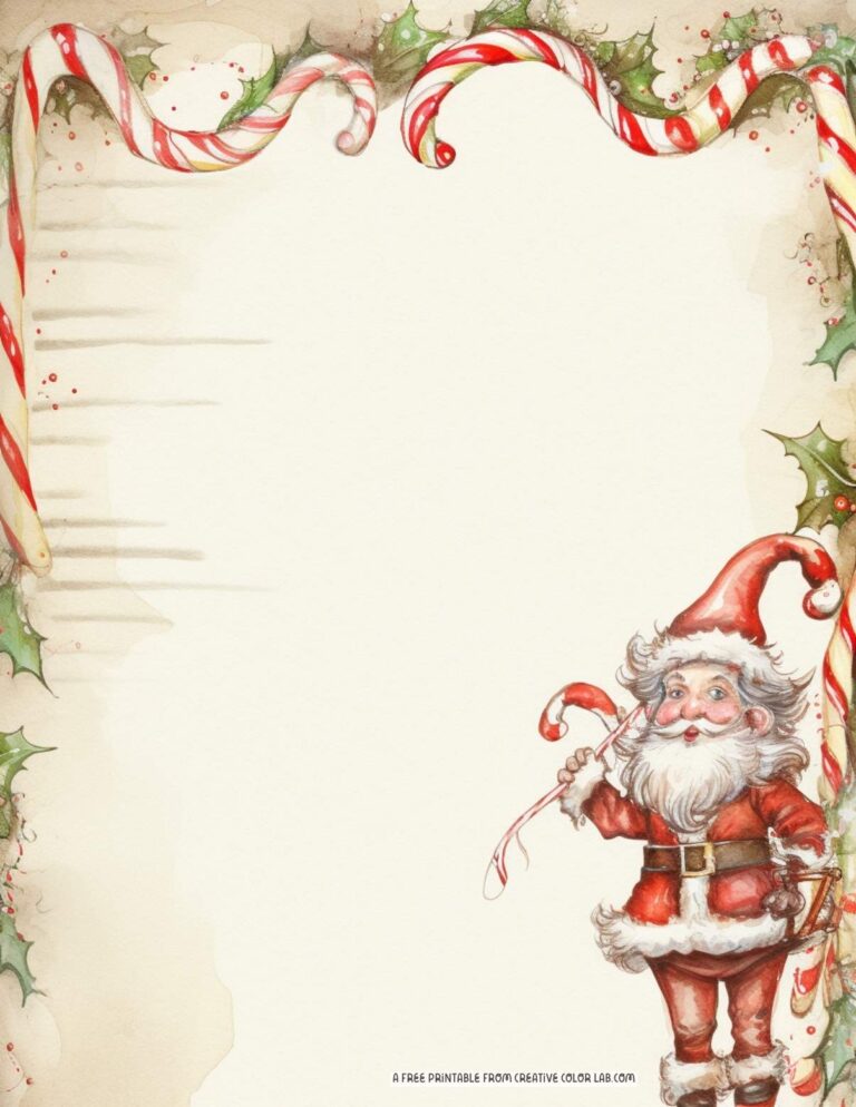 Free Printable Santa Claus Letterhead Templates
