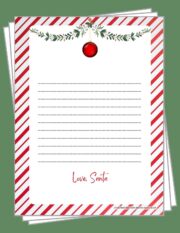 Free Printable Santa Claus Letterhead Templates