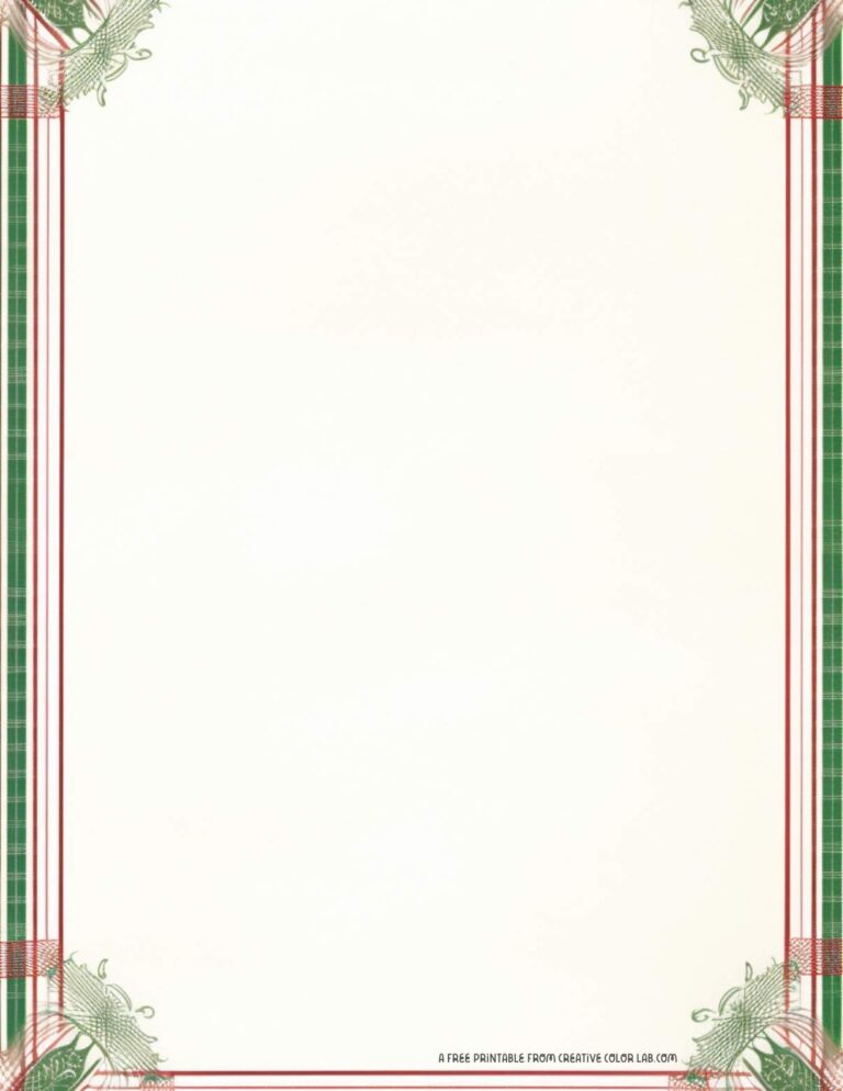 Free Printable Santa Claus Letterhead Templates