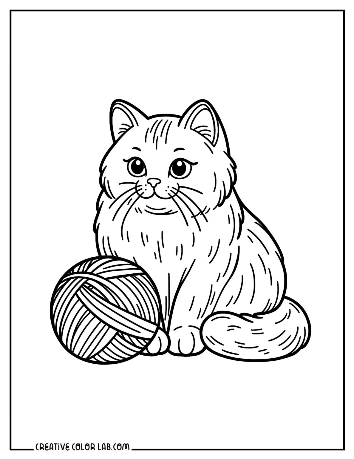 Free, Printable Cat Coloring Pages