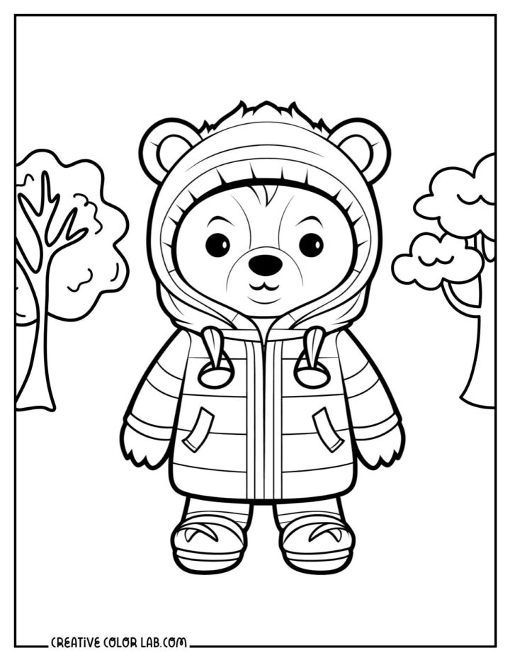 Free, Printable Bear Coloring Pages