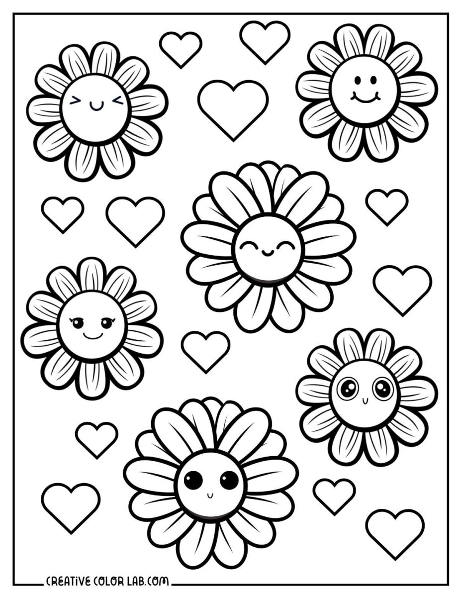15 Printable Daisy Coloring Pages | Free PDF Downloads