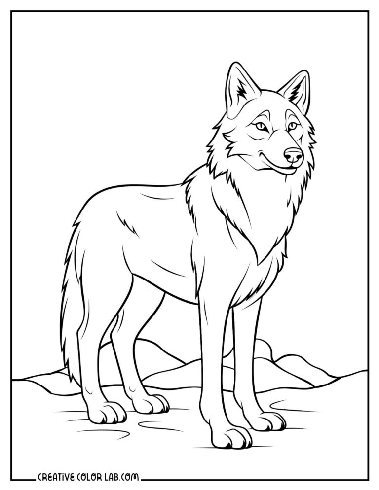 Free Printable Wolf Coloring Pages free-printable-wolf-coloring-pages