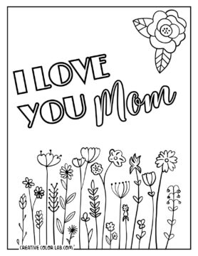 46 I Love You Coloring Pages | Free PDF Printables