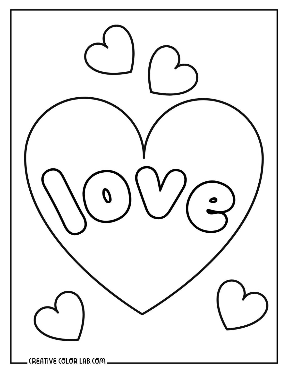 46 I Love You Coloring Pages | Free PDF Printables