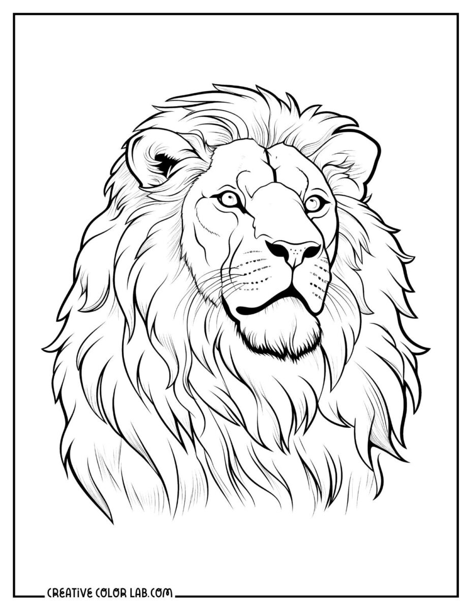 Free Lion Coloring Pages | Printable PDFs