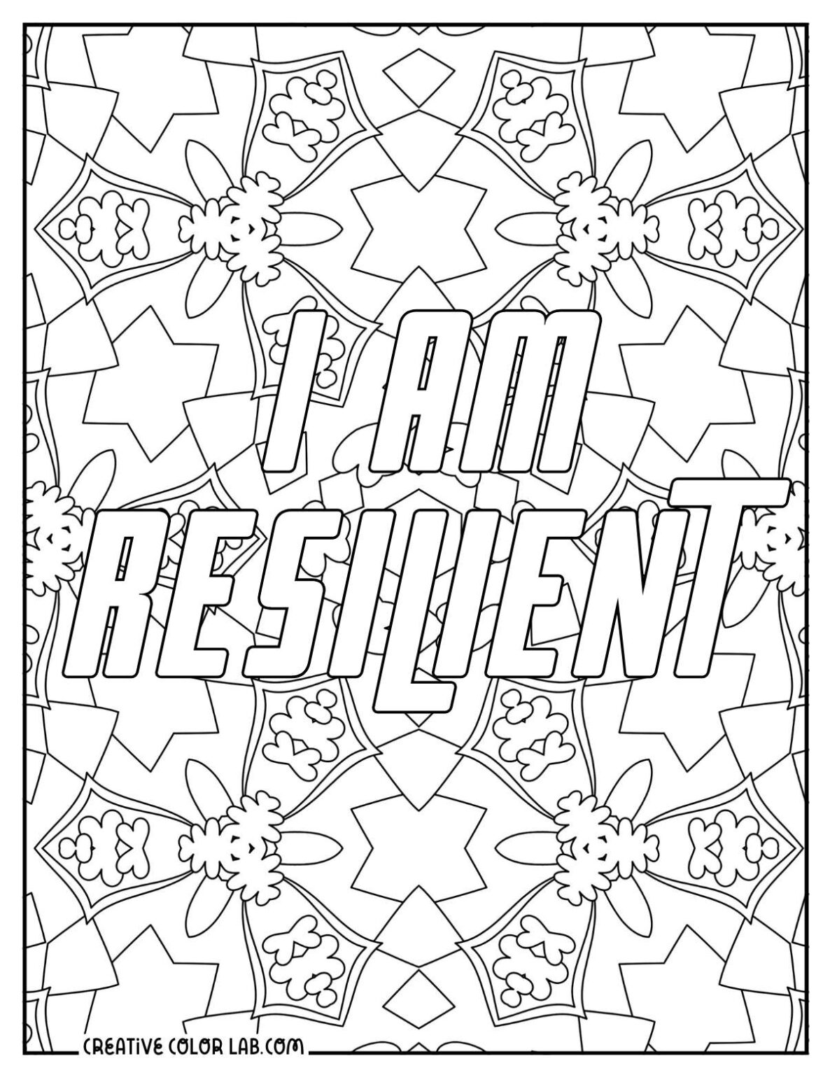 35 Positive Affirmations Coloring Pages | Free PDF Printables