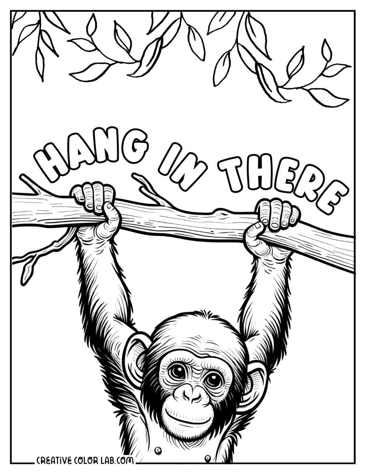 12 Monkey Coloring Pages | Free PDF Printables