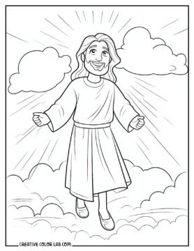 Free Jesus Calms the Storm Printable Coloring Pages