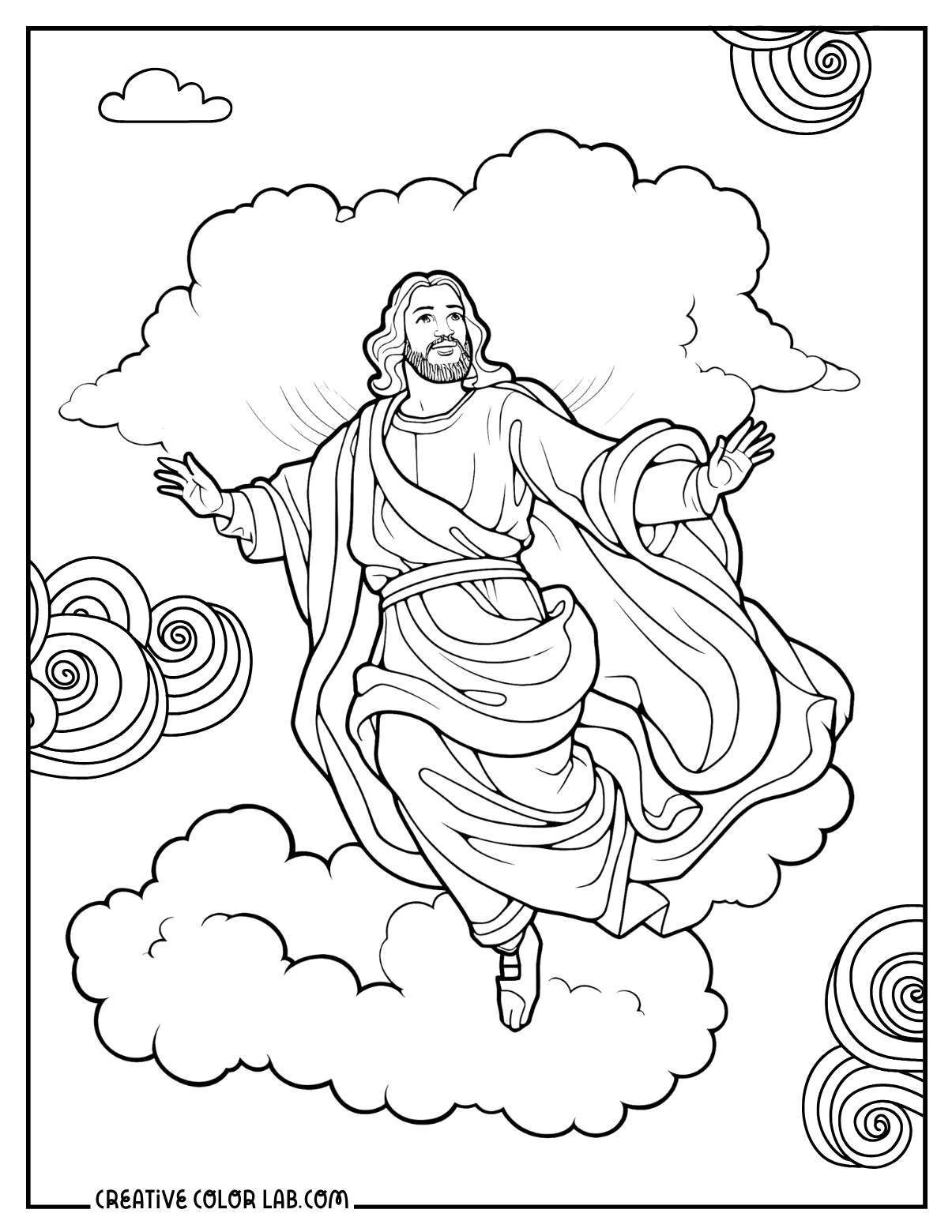 God save us from storm coloring page.