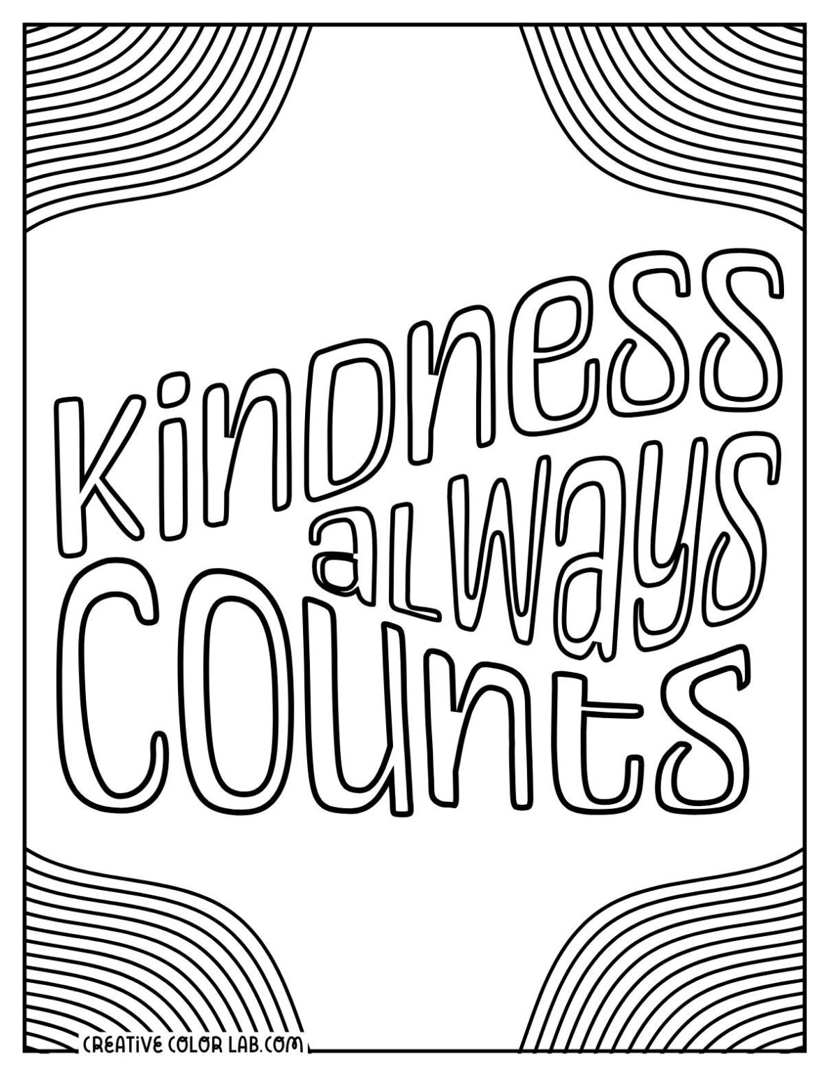 20 Coloring Pages on Kindness | Free PDF Printables