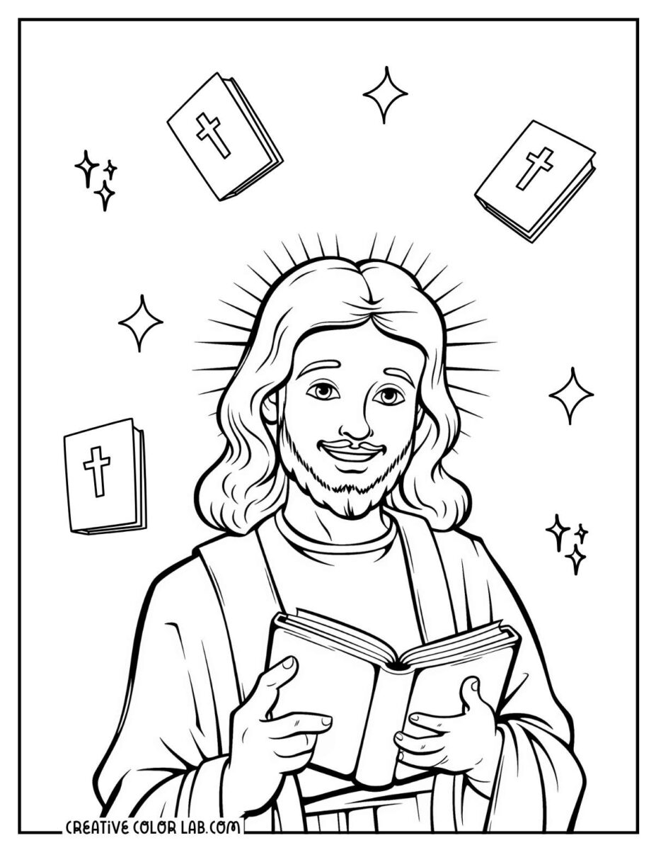 24 Jesus Coloring Pages | Free PDF Printables