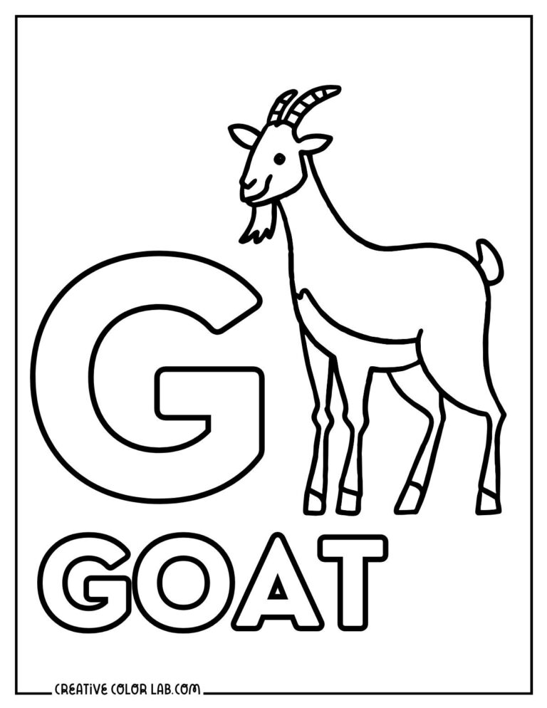 13 Goat Coloring Pages | Free PDF Printables