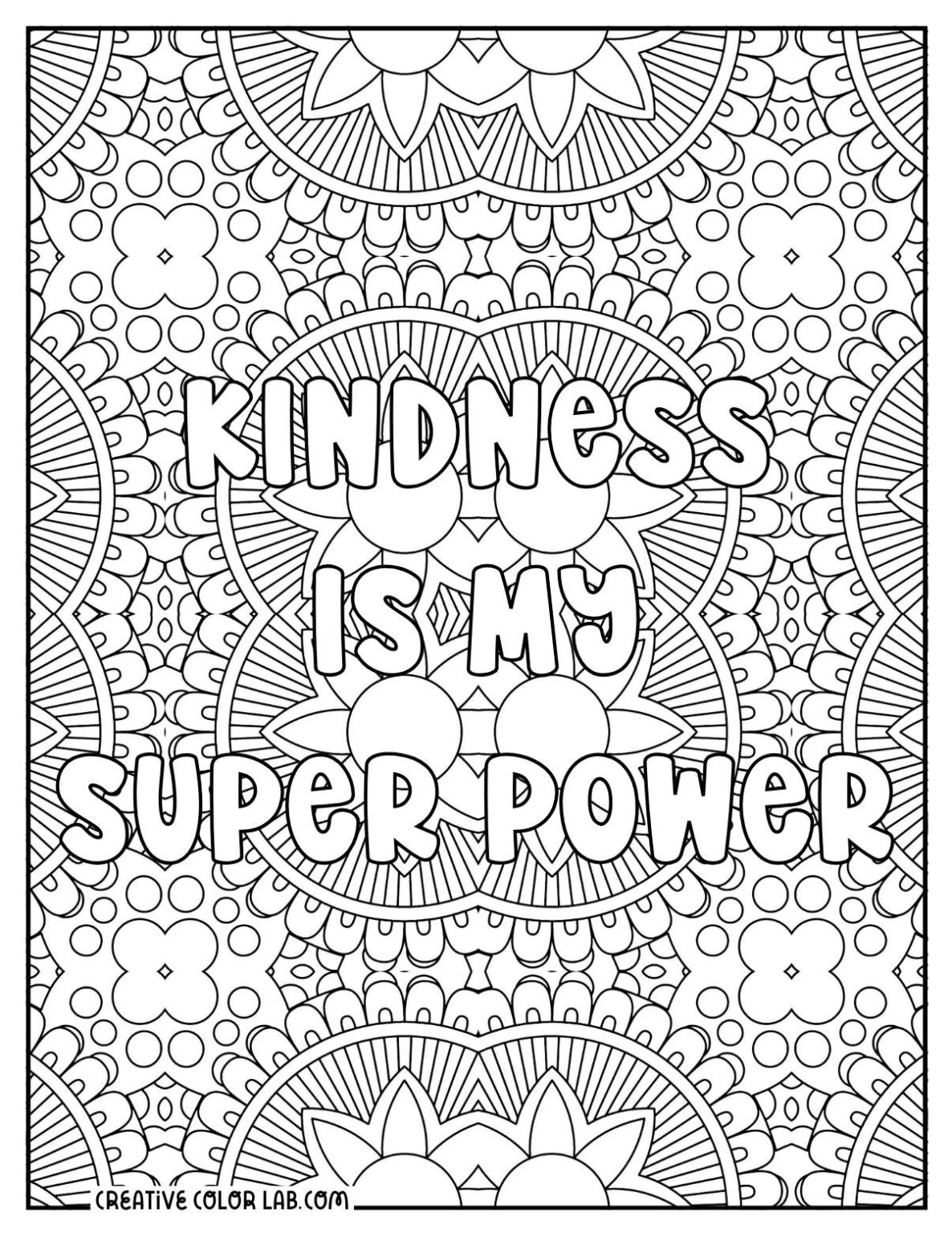 35 Positive Affirmations Coloring Pages | Free PDF Printables