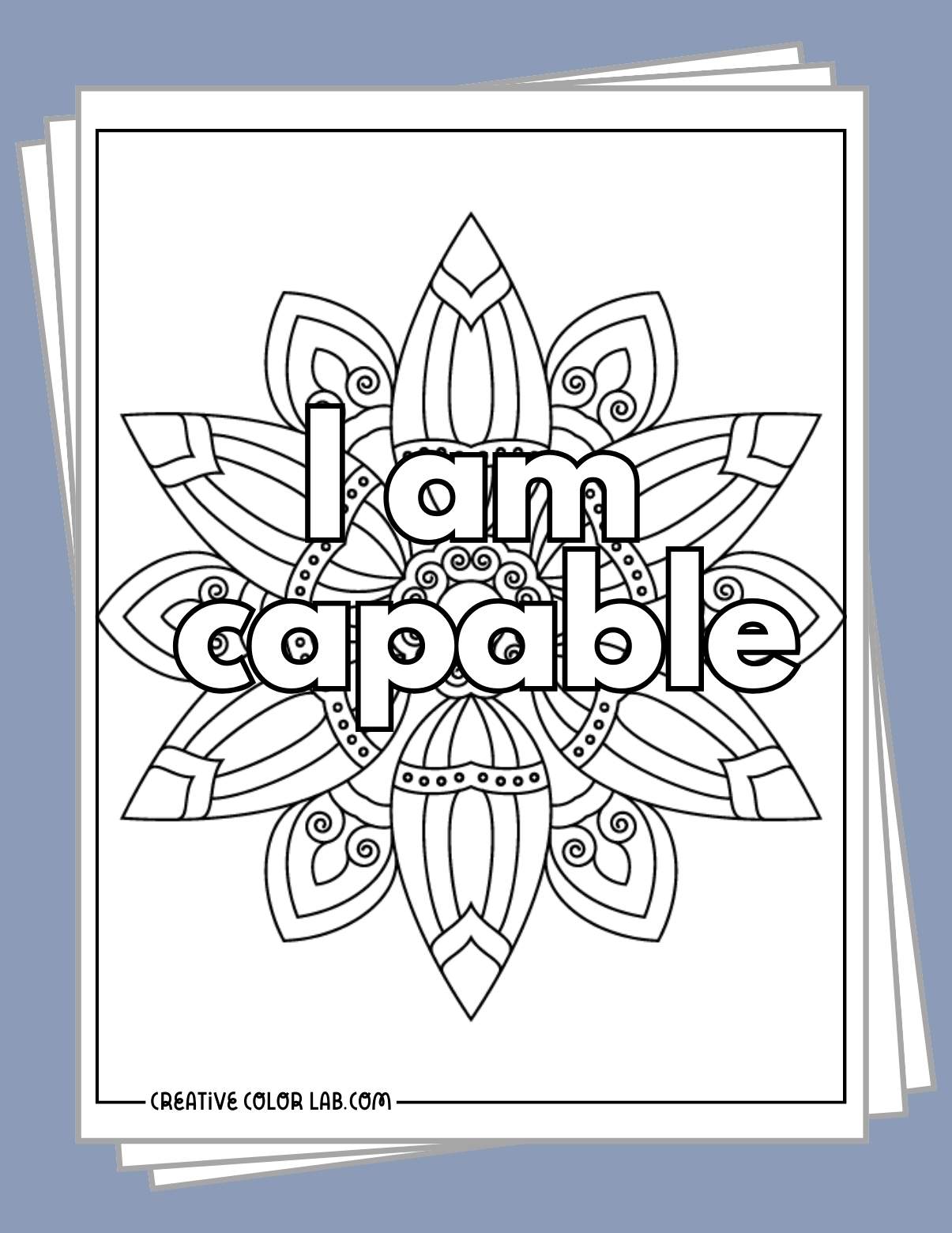 35 Positive Affirmations Coloring Pages | Free PDF Printables