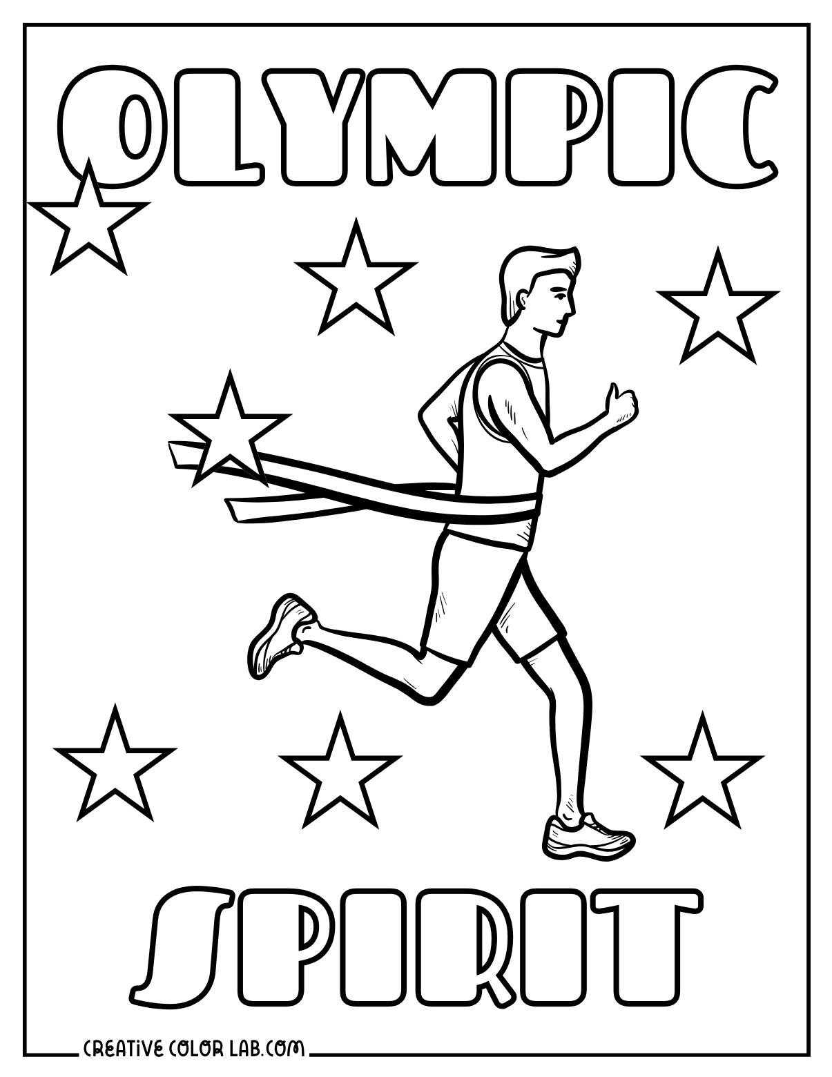 Olympic Coloring Book 2025 