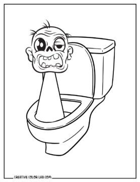 16 Skibidi Toilet Coloring Pages | Free PDF Printables