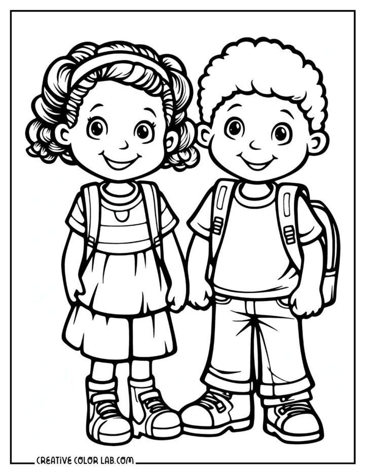 30 Back to School Coloring Pages | Free PDF Printables