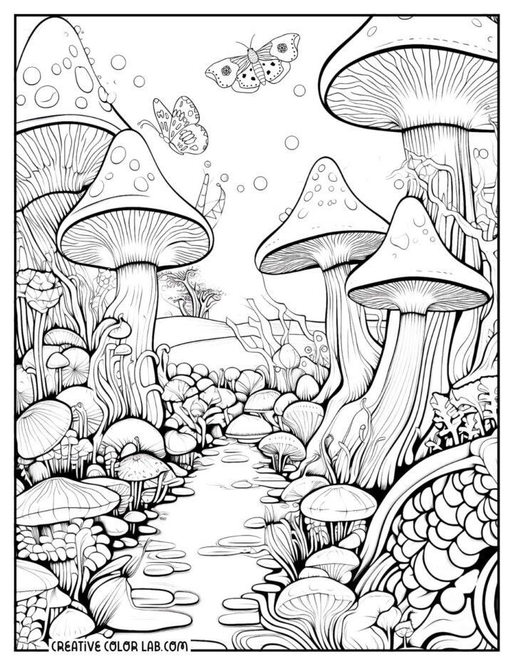 Printable Psychedelic Coloring Pages Free PDFs