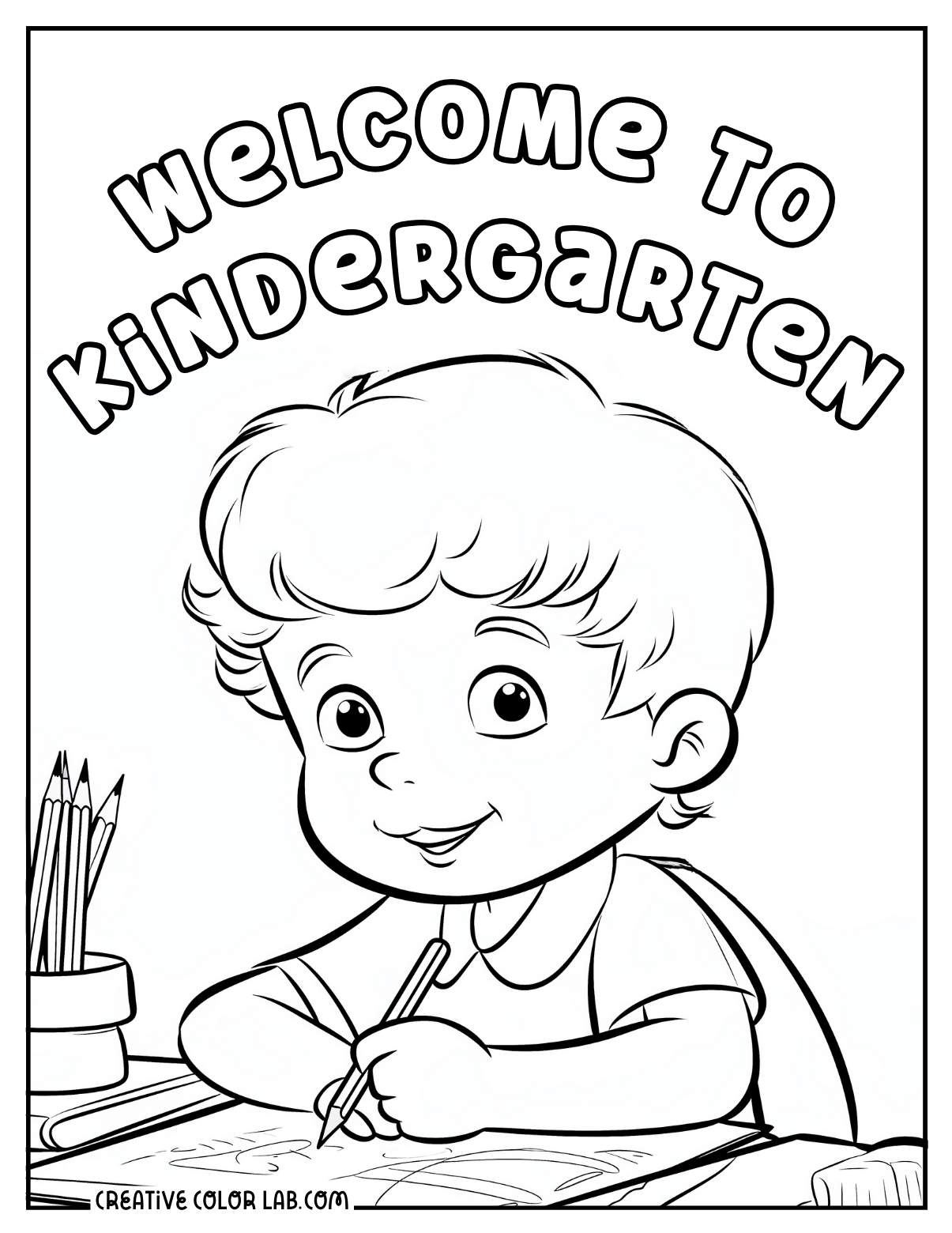Free Printable Kindergarten Coloring Pages For Creative Learning Free Printable Kindergarten Coloring Pages For Creative Learning