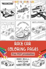 22 Race Car Coloring Pages | Free PDF Printables