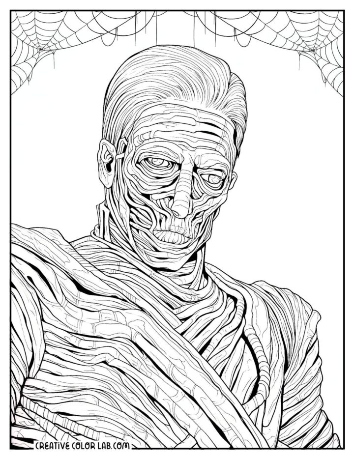 Scary Halloween Coloring Pages | Free Printables