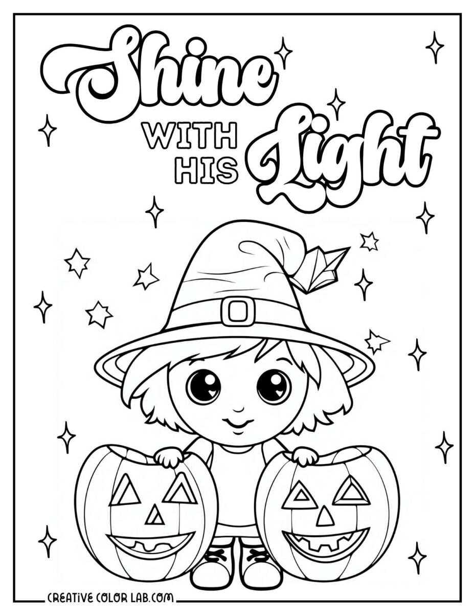 14 Christian Halloween Coloring Pages | Free PDF Printables