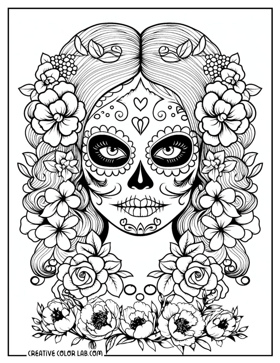 24 Skull Coloring Pages | Free PDF Printables