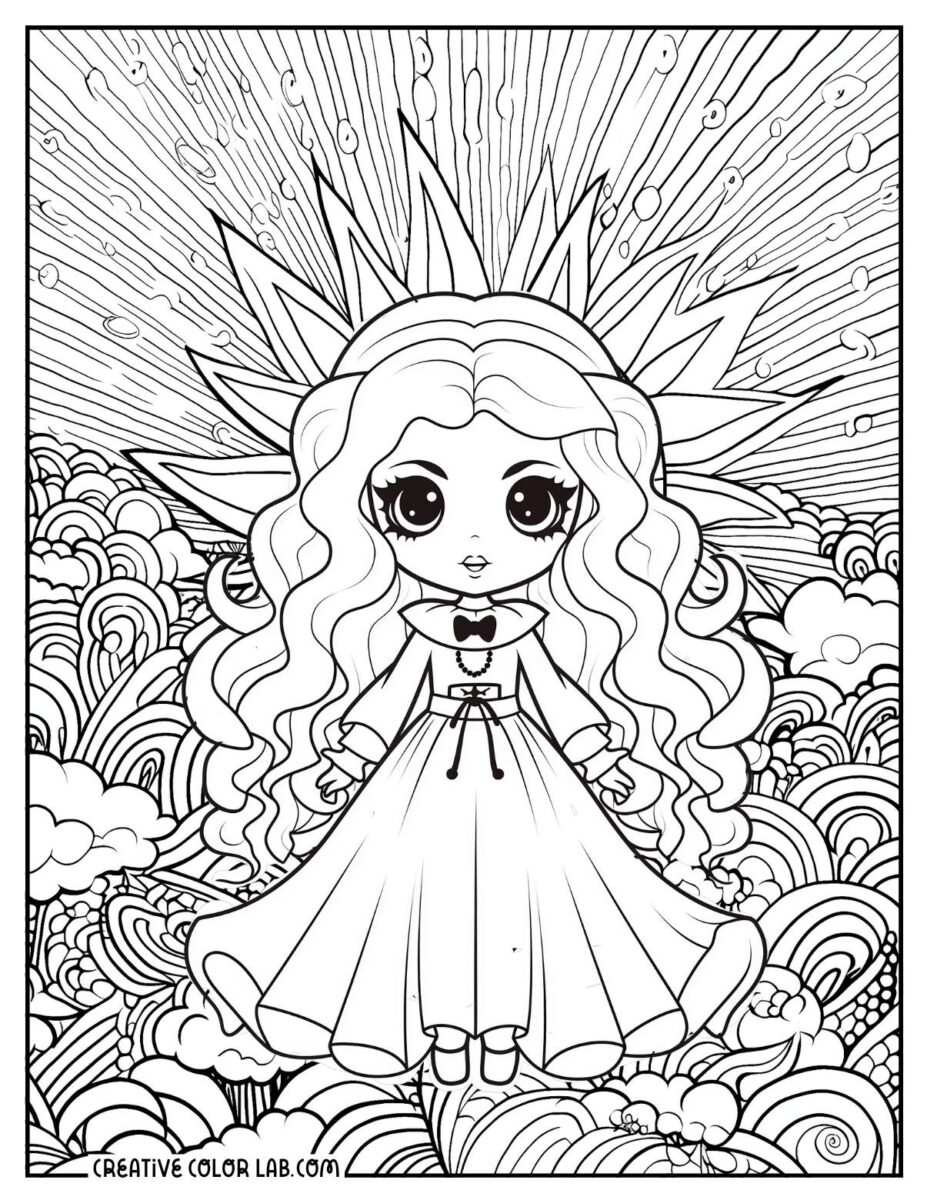 13 Princess Halloween Coloring Pages | Free PDF Printables