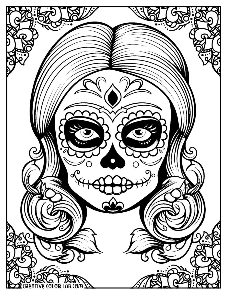 24 Skull Coloring Pages | Free PDF Printables