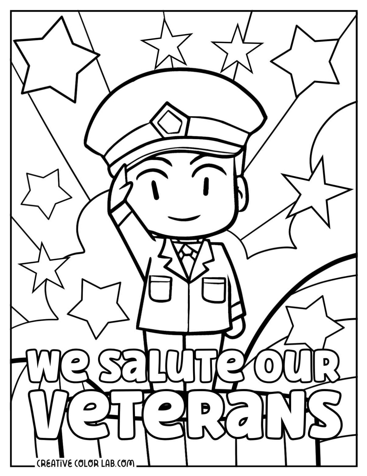 18 Veteran's Day Coloring Pages Free PDF Printables