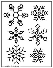 36 Christmas Snowflake Coloring Pages | Free PDF Printables