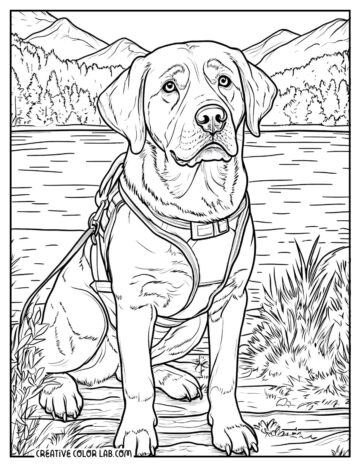 Printable Dog Coloring Pages | Free PDF Downloads