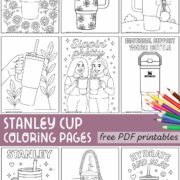 Grid pins of Stanley cup coloring pages.