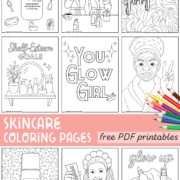 Downloadable Skincare Coloring Pages - 75