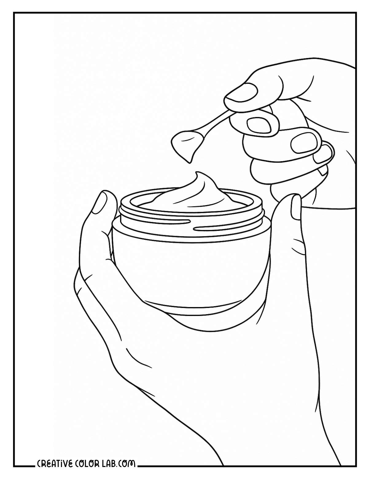 Downloadable Skincare Coloring Pages - 35