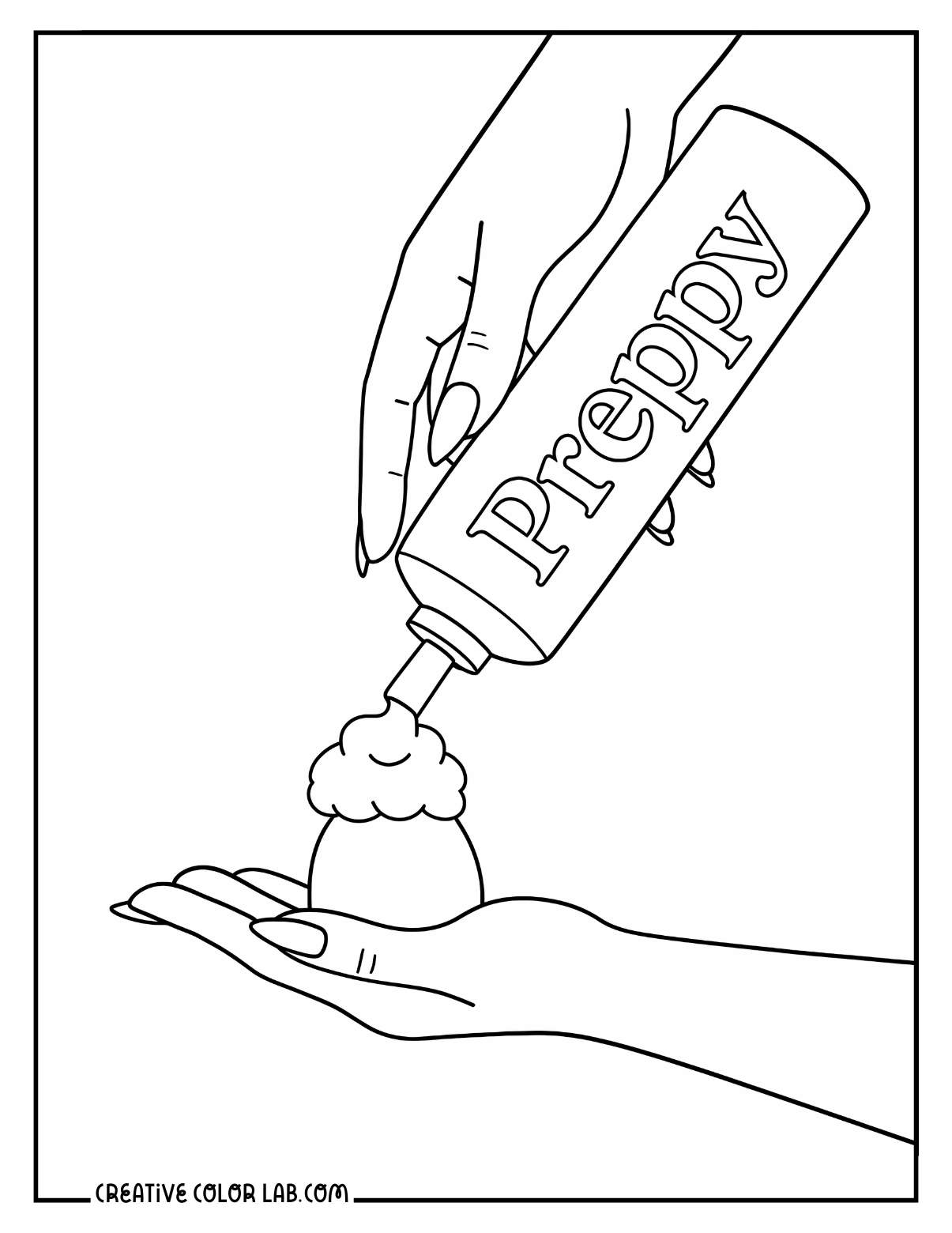 Downloadable Skincare Coloring Pages - 96