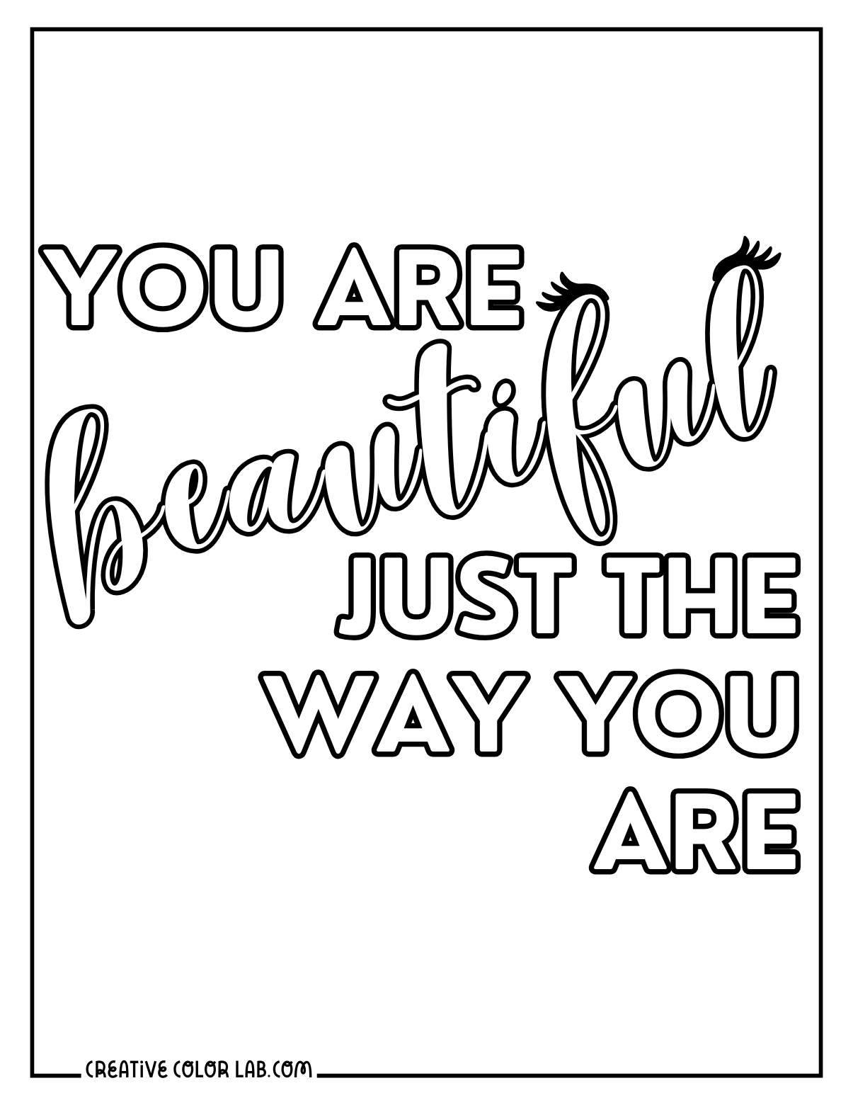 Downloadable Makeup Coloring Pages Free PDFs - 78