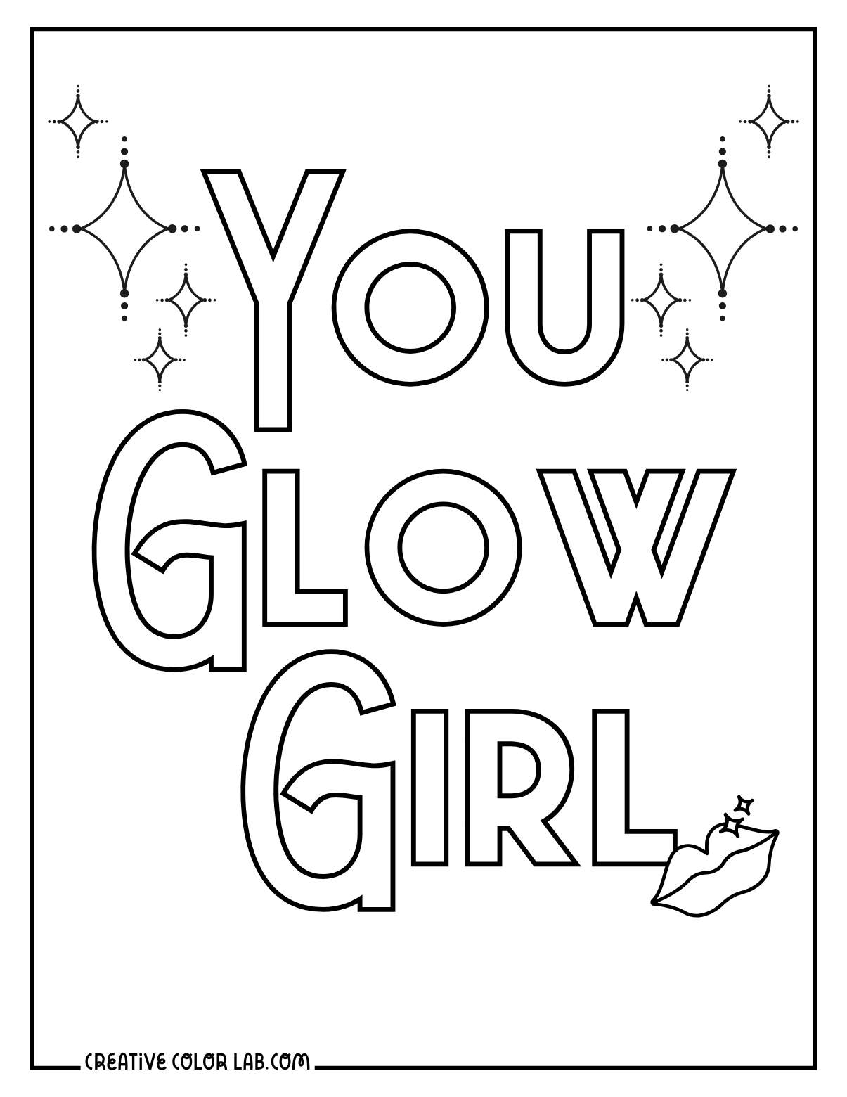 Downloadable Skincare Coloring Pages - 11