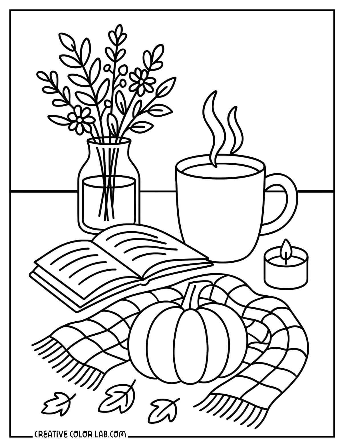 Fall Coloring Pages to Download and Print - 86