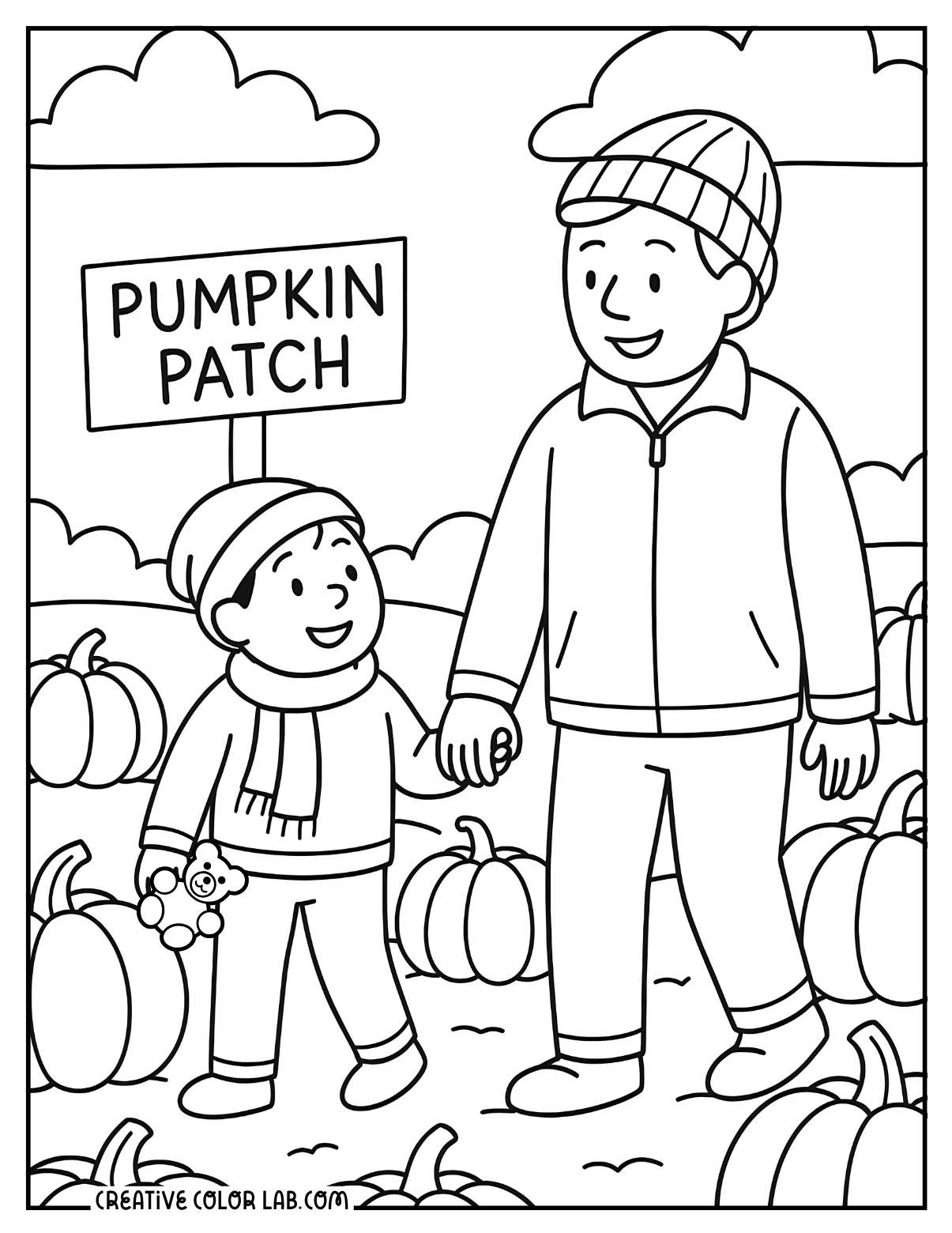 Fall Coloring Pages to Download and Print - 7