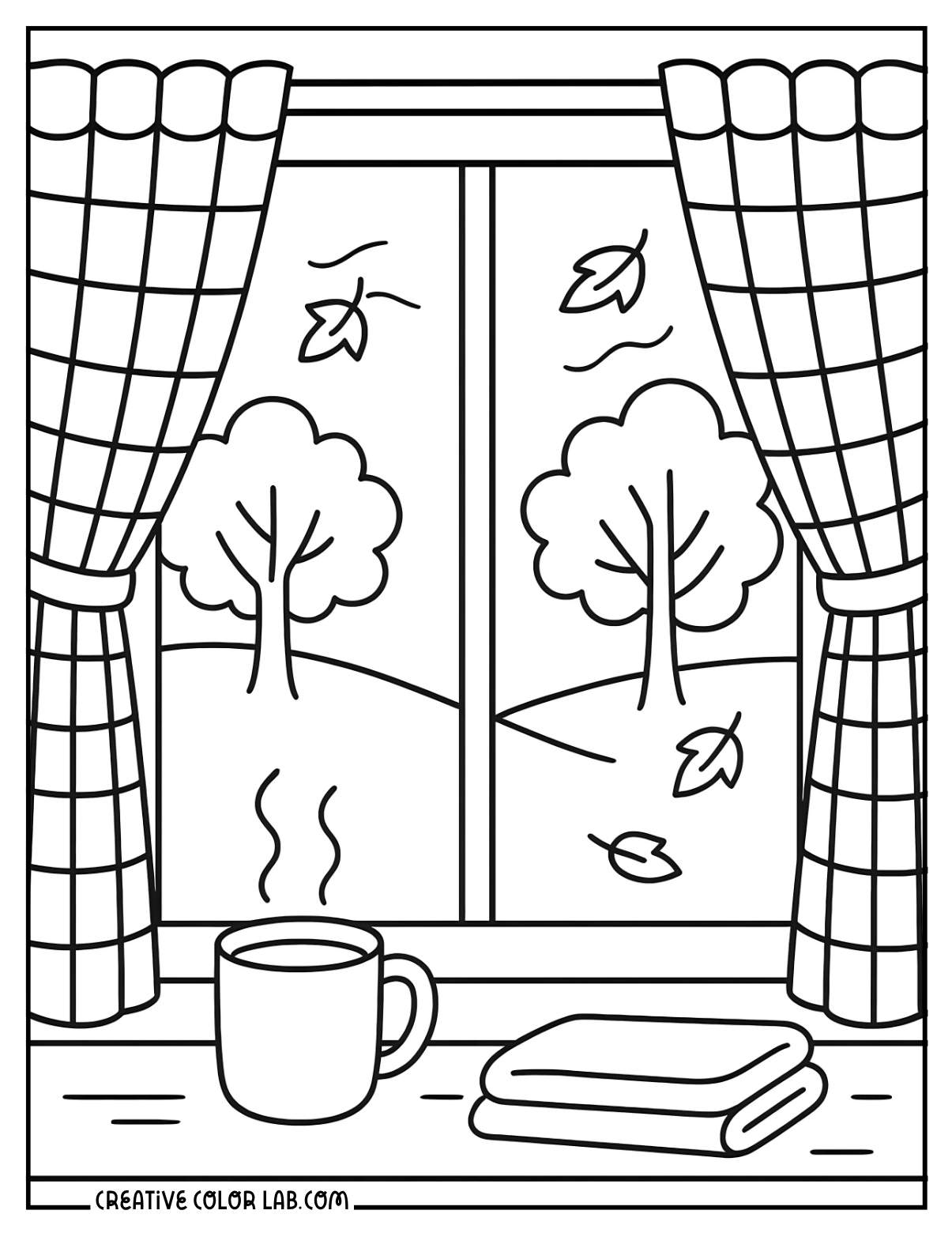 Fall Coloring Pages to Download and Print - 41
