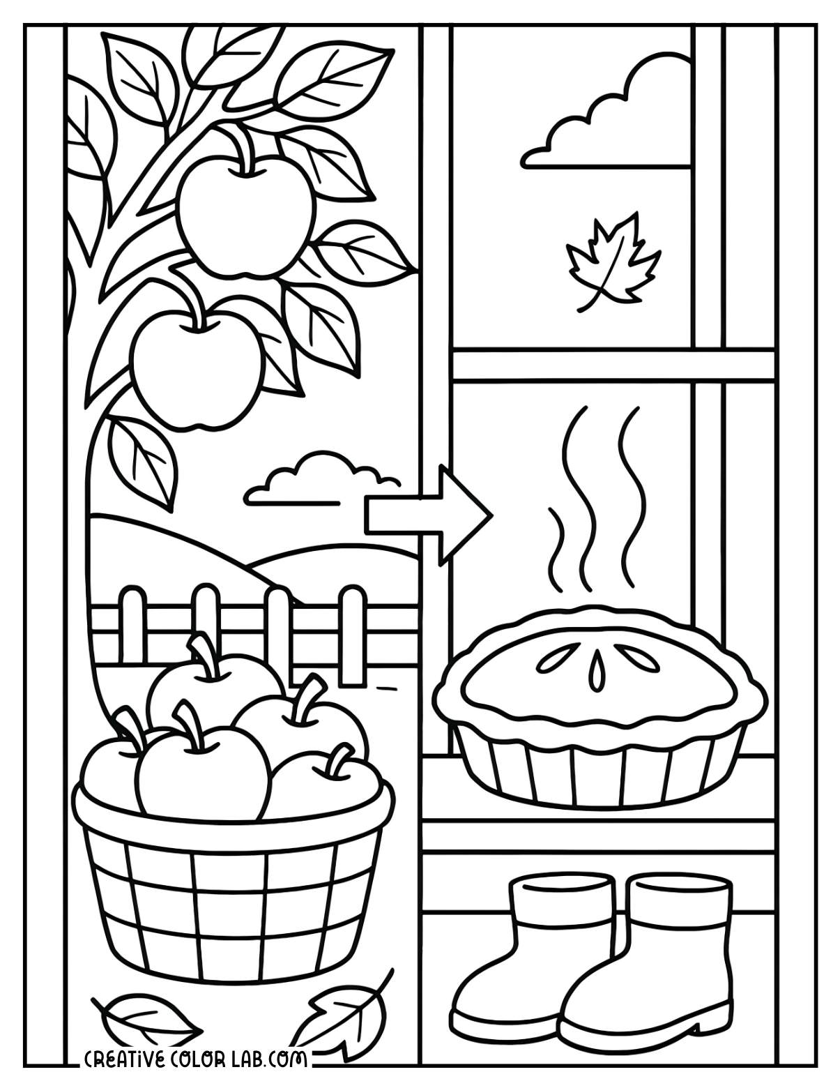 Fall Coloring Pages to Download and Print - 74