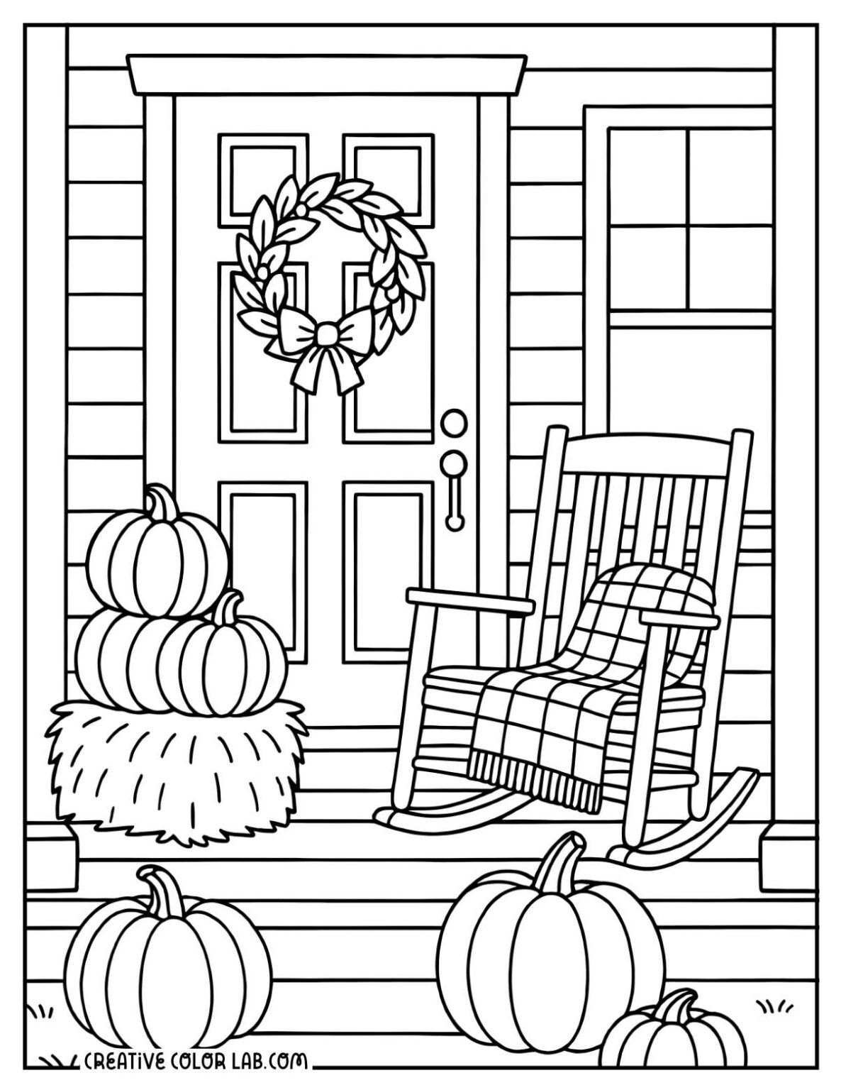 Fall Coloring Pages to Download and Print