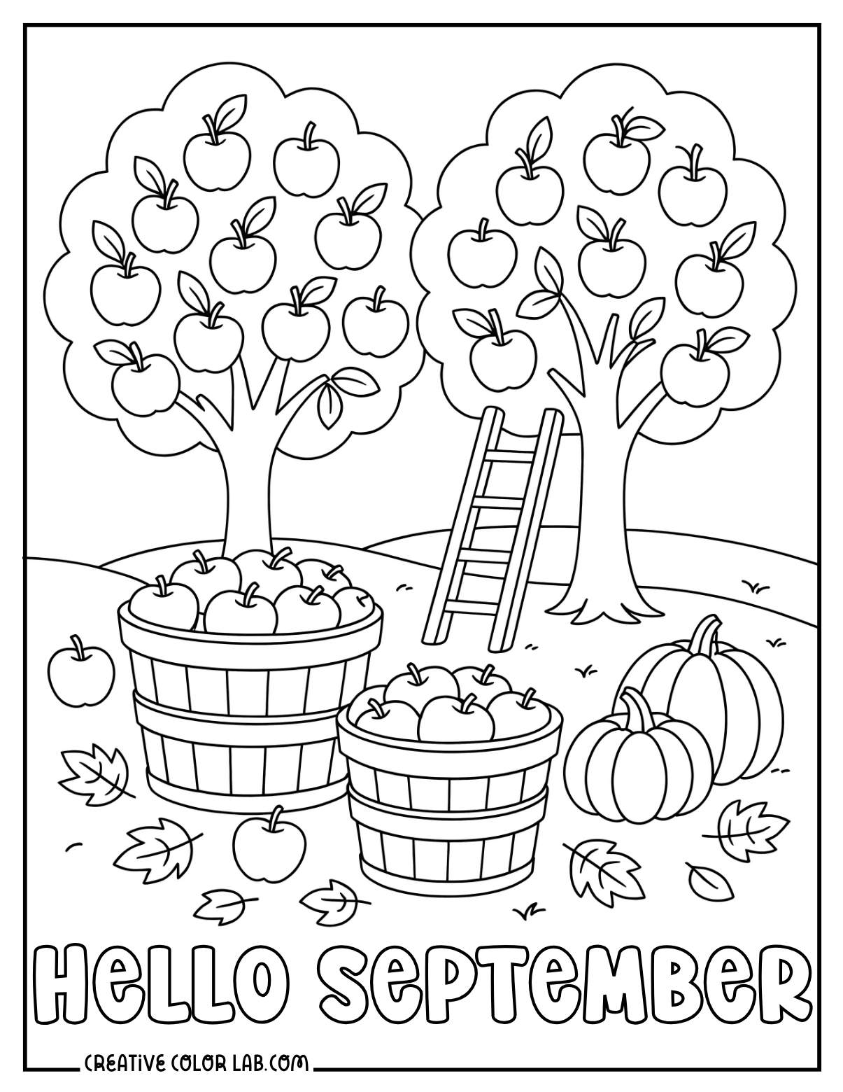 Printable September Coloring Pages Free PDF Downloads - 15