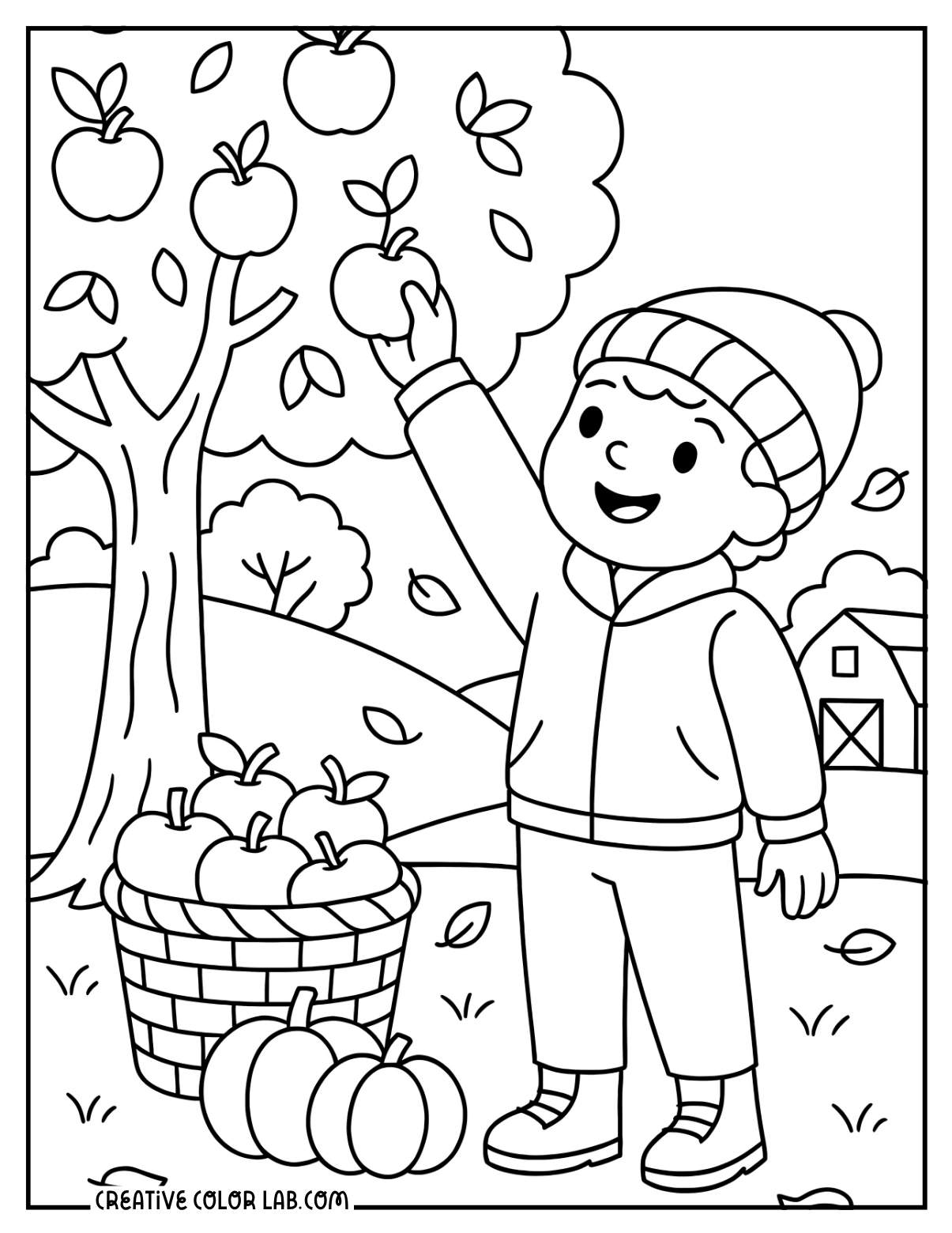 Fall Coloring Pages to Download and Print - 37
