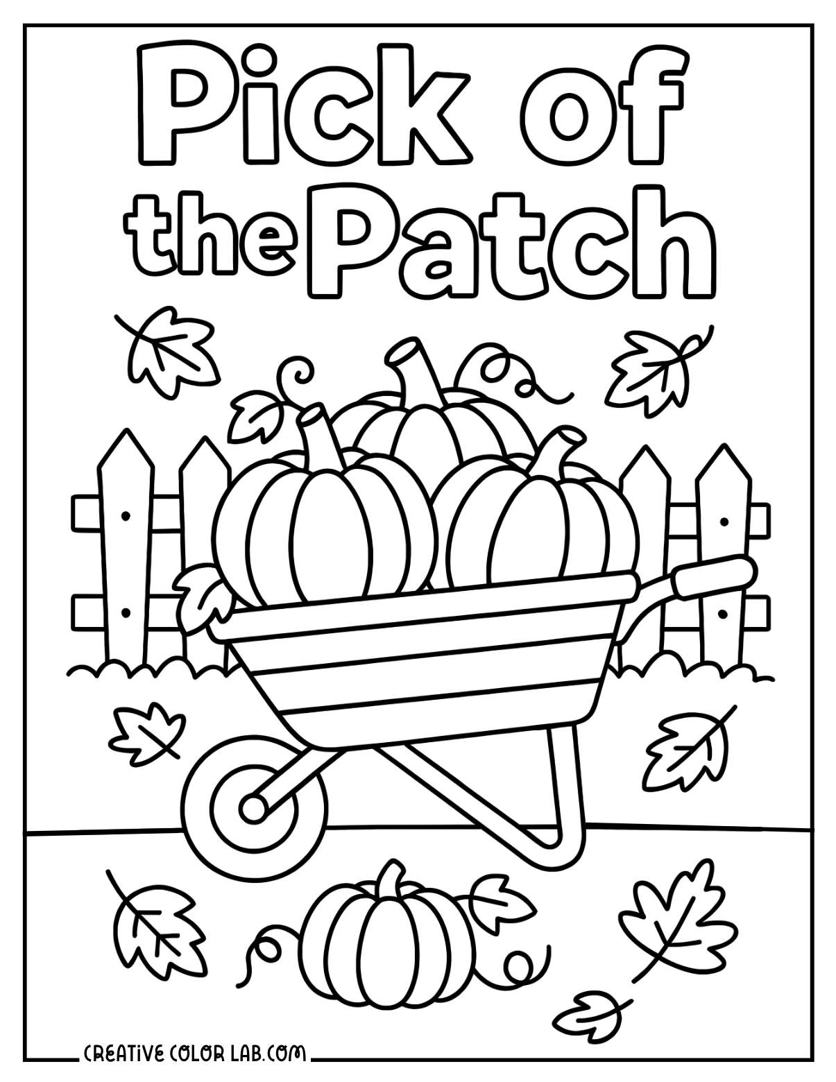 Fall Coloring Pages to Download and Print - 20