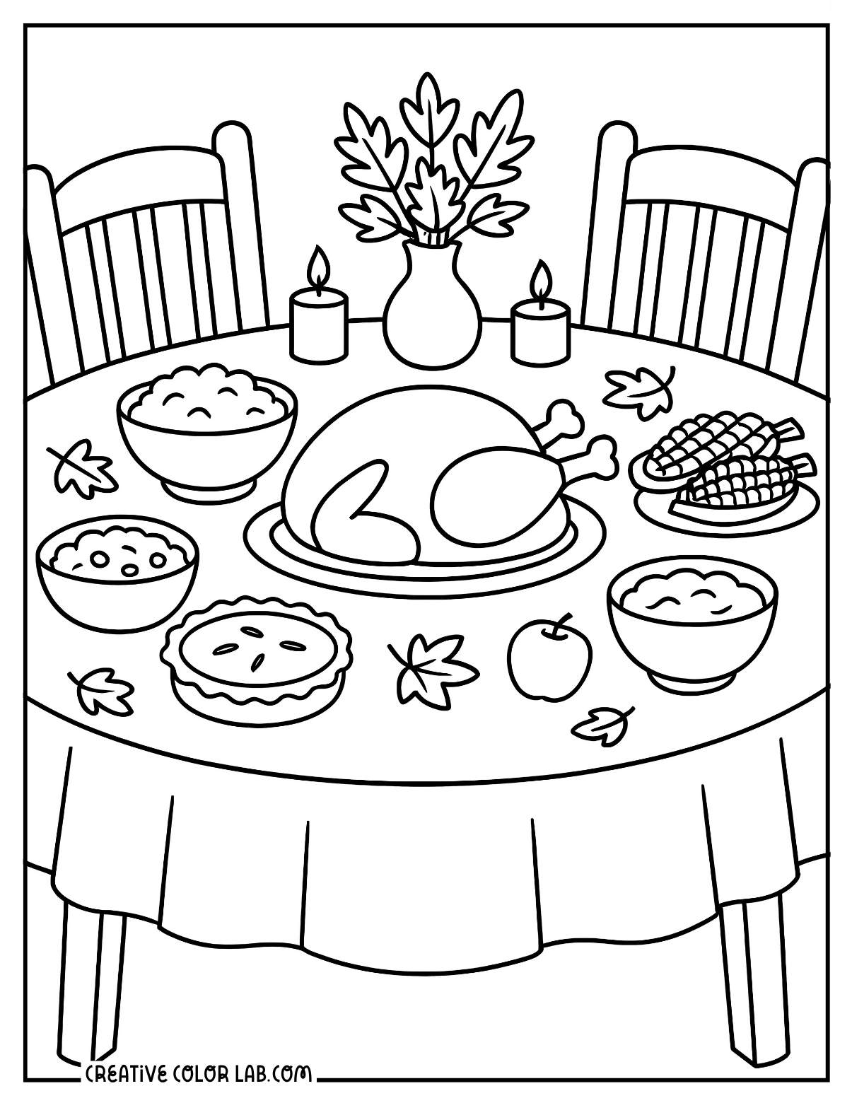 Fall Coloring Pages to Download and Print - 87