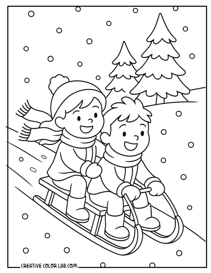 Winter Coloring Pages | Free PDF Printables