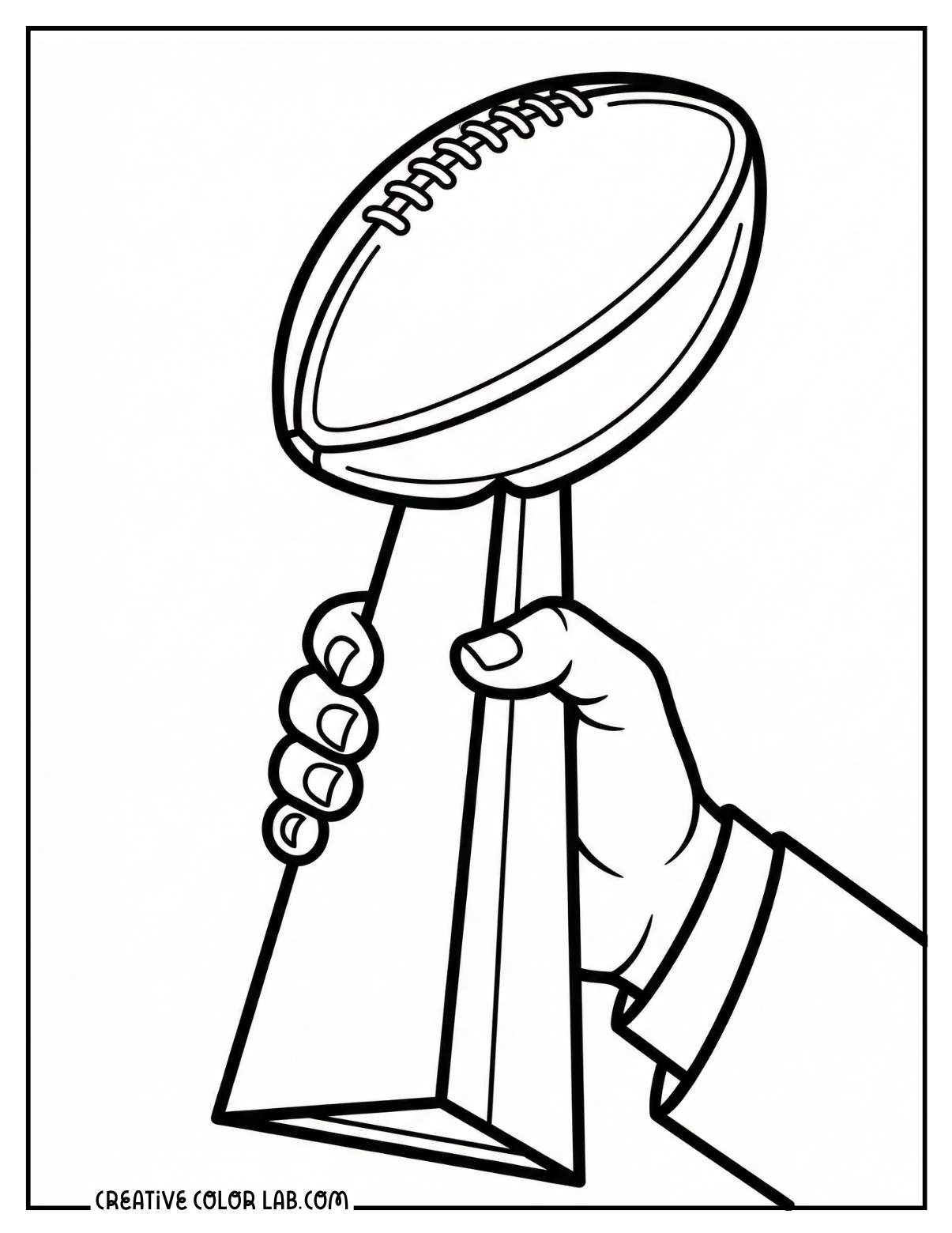 super bowl coloring pages | free football printables